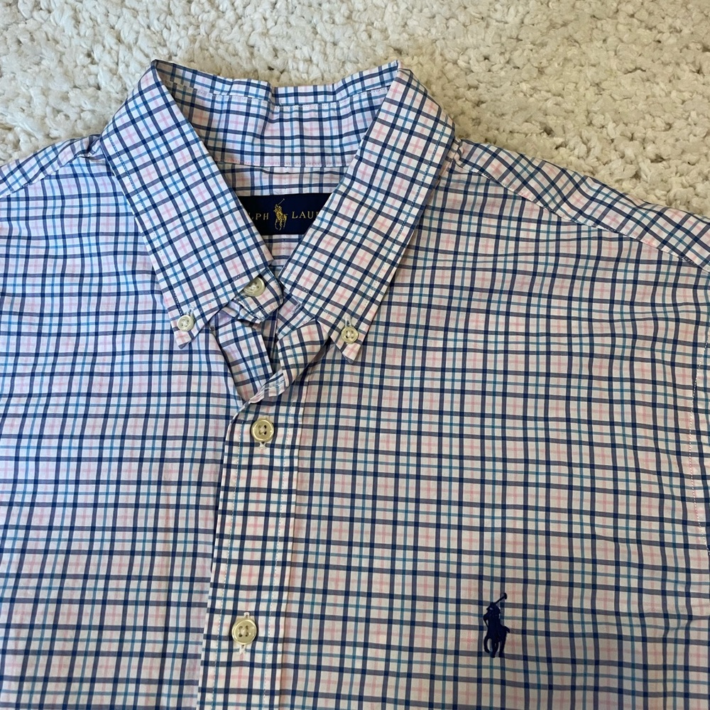 Polo Button Down Dress Shirt